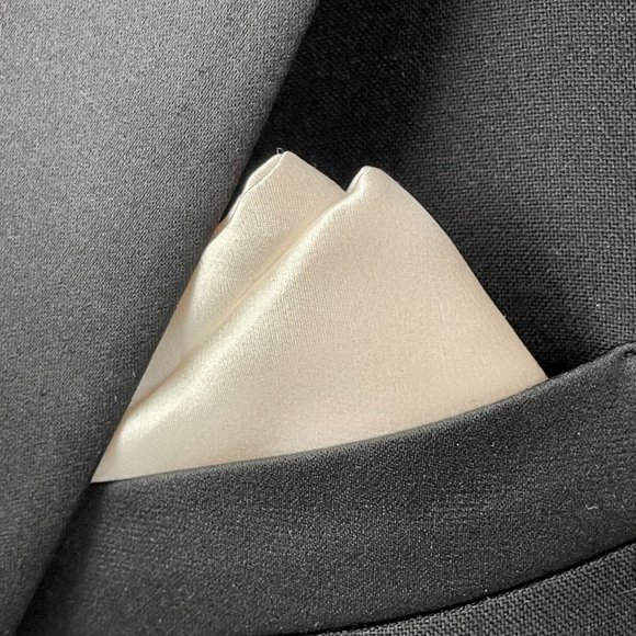 Vintage Lanvin Paris Single Breasted Black Wool Tuxedo Jacket Blazer, Size 44R - Picture 9 of 11